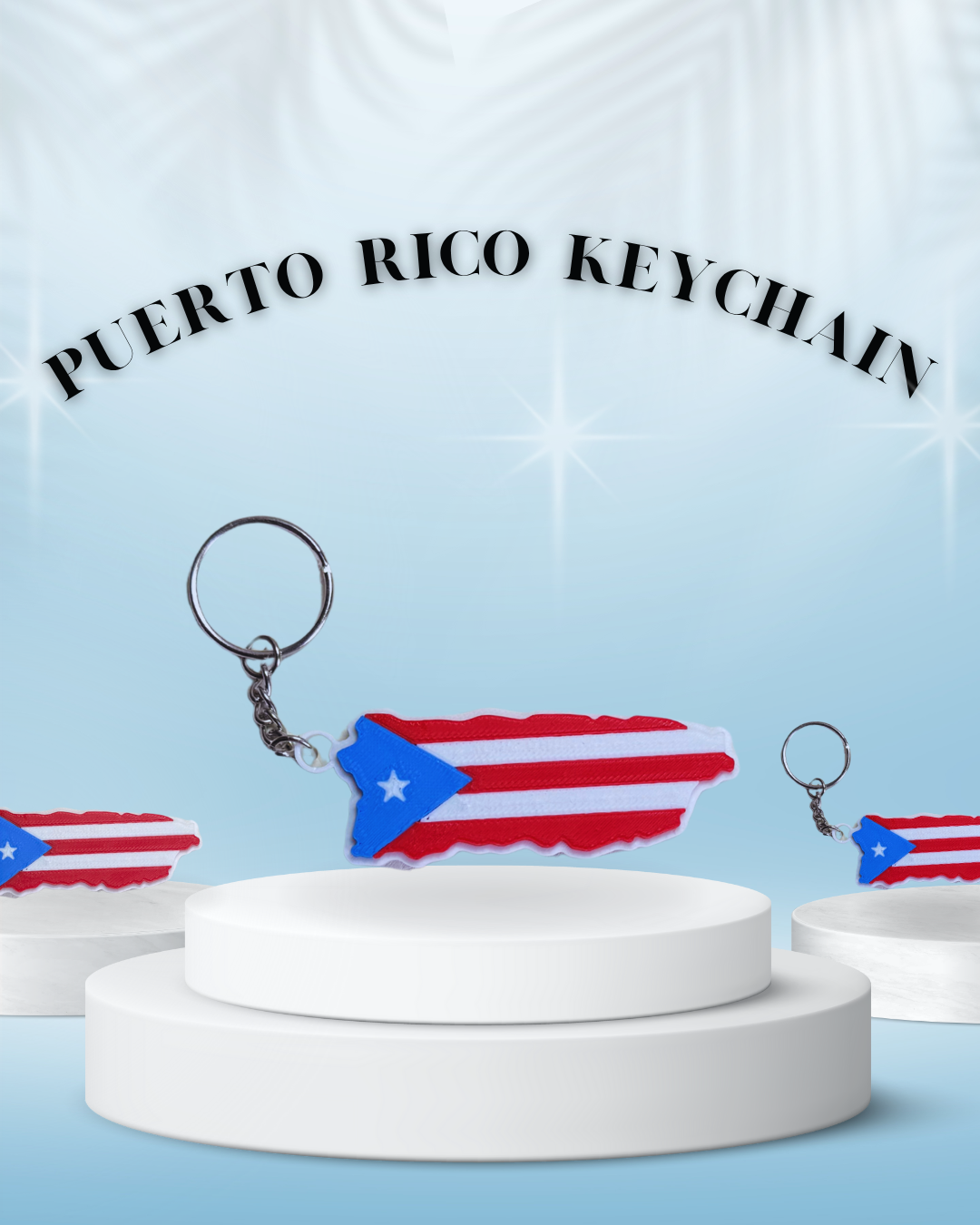 Puerto Rico Keychain