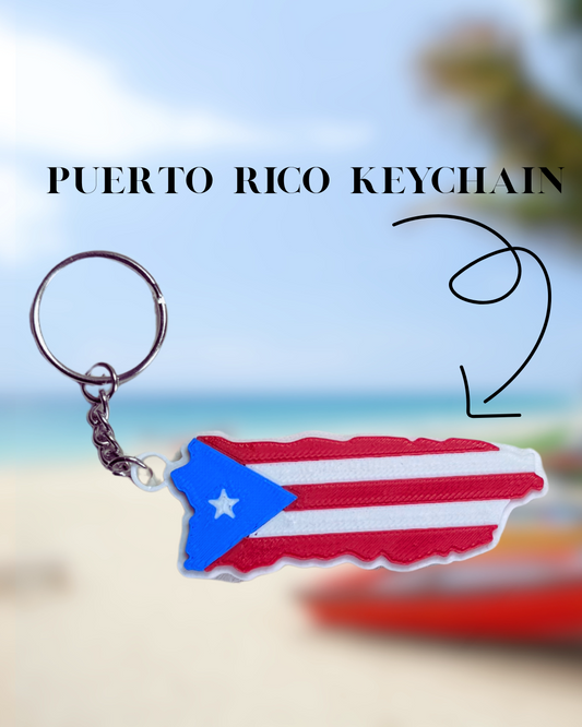 Puerto Rico Keychain